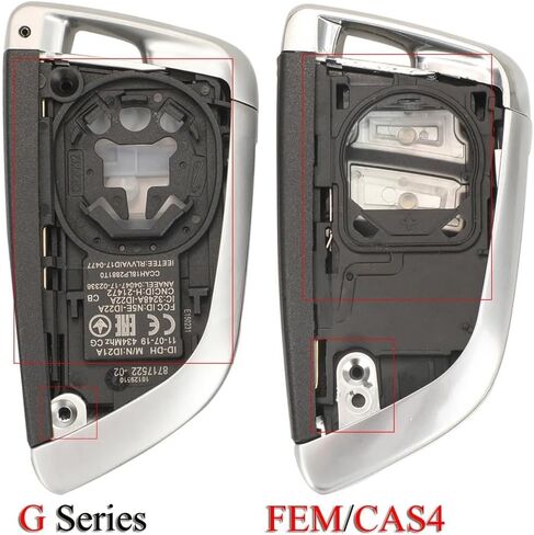 Smart Card Key Shell 4 Buttons Replacement Car Key Case for BMW X5 X6 F15 X6 F16 G30 7 Series G11 X1 F48 F39 in Saudi Arabia