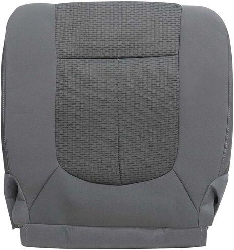 Mythoria Front Driver Bottom Replacement Leather Seat Cover Gray （#1S 2S or 3S） Compatible with Ford F250 F350 F450 F550 XLT 2011 2012 2013 2014 2015 2016 in Saudi Arabia