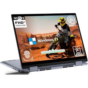 Dell Inspiron 14 2 in 1 Touchscreen Laptop, 14 Inch FHD+ Touch Screen Convertible, AMD Ryzen 5, 8GB RAM 1TB SSD, Windows 11 Pro, Lifetime Microsoft Office, Backlit Keyboard, Fingerprint Reader, HDMI in Kuwait