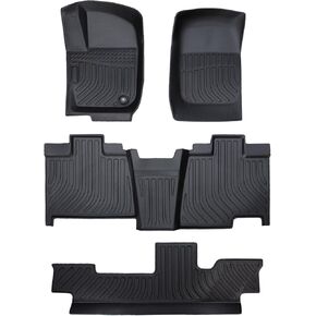 All Weather Rubber Floor Mats Compatible with 2006-2010 Ford Explorer Mat Automotive TPE Cargo Liner Back in Saudi Arabia