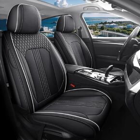 Car Seat Covers Fit for Nissan Altima 2000-2025 Full Coverage Breathable Nappa Leather Anti Slip Durable Easy to Clean Airbag Compatible Seat Covers(Beige Full Set) in Kuwait