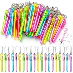 Mini Keychain Pens 26PCS, Bulk Ballpoint Pens Pocket Colorful Mini Ballpoint Pen with Keyring， Black Ink 1.0 mm Small Lanyard Pens for Nurses, Doctors, Office, School Students and Kids Gifts in Saudi Arabia