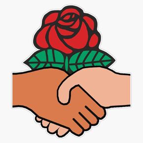 Magnet Democratic Socialists Of America Unite Magnet Vinyl Decal Sticker 5" in Kuwait