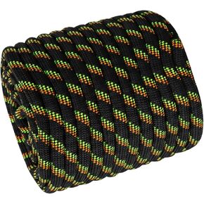 Double Braided Arborist Rope - 1/2 Inch x 100 Feet Polyester Rope - High Strength Climbing Rope for Tree Work, Halyard, Sailing(ArmyGreen) in Saudi Arabia