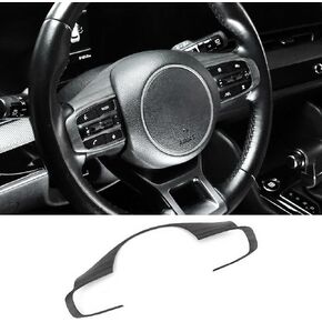 Steering Wheel Button Panel Cover Interior Steering Handle Button Frame Protective Sticker Compatible with Kia Sportage 2023-2025 Accessories (Glossy Red Style) in Saudi Arabia