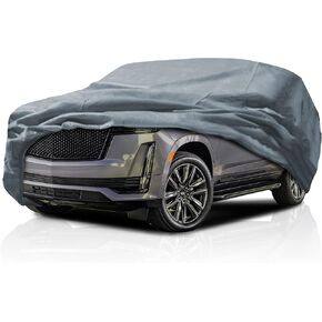 5 Layer Car Cover for Cadillac Escalade ESV 2021-2026 SUV 4-Door Semi Custom Fit Full Coverage Heavy Duty All Weather Sun Protection Breathable Dust Wind Shield in Kuwait