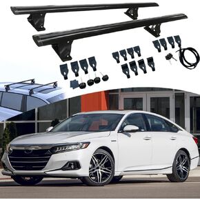Aluminum Roof Rack Cross Bars Compatible with Honda Accord 2018-2022 Anti Theft Crossbars Rooftop Storage Cargo Luggage Carrier 2PCS Black Without Roof Rail in Saudi Arabia