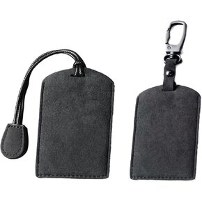 Booge 2 Pcs Key Card Holder Case, Card Case Cover, Key Card Protective Case Cover for Tesla, ID Card, Bank Cards, Credit Cards, Metro Card - Black in Kuwait