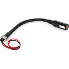 PilotLights Mini Gooseneck Panel Light - Red LED, 12VDC in Saudi Arabia