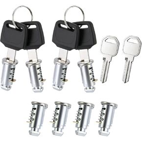 Zarique 8 Pack Keyed Lock Cores, Replacement Cylinders for Bike Racks, Roof Racks, Cargo Boxes, Ski Racks, and Rack Towers, Compatible with Thule One-Key System Lock Cylinders in Saudi Arabia