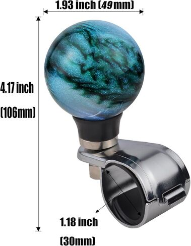 Turning Spinner Knob, Steering Wheel Booster Driving Suicide Knob Fit for Most Agricultural Tractors Forklifts Lawn Mowers, Dark Green in Saudi Arabia