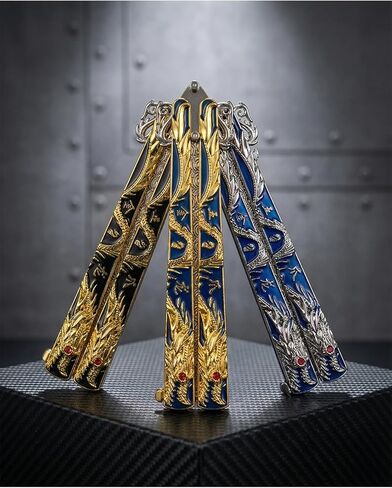 Butterfly Dragon Lover Gift Set - Blunt Non-Sharp Mythical Collectible(1210C) in Saudi Arabia