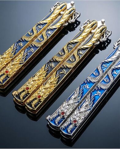 Butterfly Dragon Lover Gift Set - Blunt Non-Sharp Mythical Collectible(1210C) in Saudi Arabia
