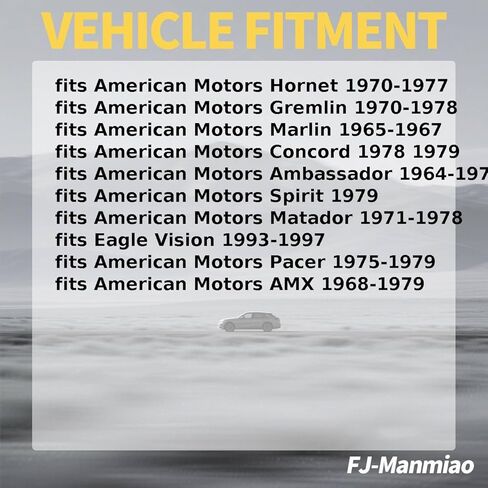 2 Piece Rear Inner Differential Pinion Bearing fits American Motors Ambassador,AMX,Hornet,Gremlin 1970 in Saudi Arabia