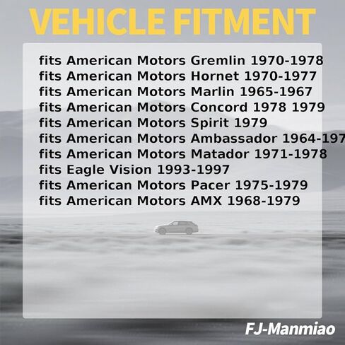 2 Piece Rear Inner Differential Pinion Bearing fits American Motors AMX,Ambassador,Gremlin,Hornet 1970 in Saudi Arabia