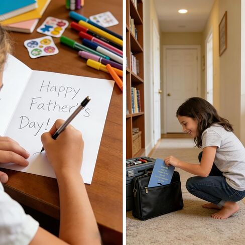 Funny Fathers Day card Gift for Dad - No Matter What Life Throws at You, At Least You Don't Have Ugly Children - Unique Fathers Day Card Ideas, Birthday, and Christmas with Envelope in Saudi Arabia