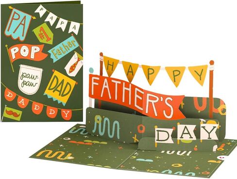 Lovepop Wishing You A Every Happy Father's Day Classic 3D Pop Up Greeting Card, 5 X 7, Card For Dad in Kuwait