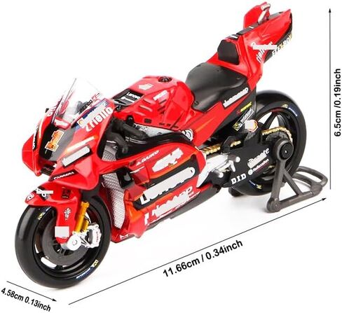 HTLNUZD 1/18 2023 Racing Motorcycle Car Model #1 Bagnaia Champion Driver for DucatiLenovo Team Adult Vehicle Model Collection Gift in Kuwait
