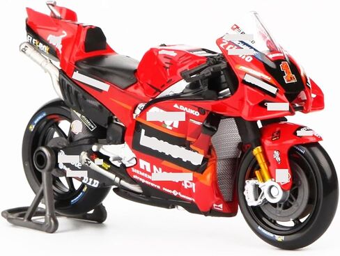 HTLNUZD 1/18 2023 Racing Motorcycle Car Model #1 Bagnaia Champion Driver for DucatiLenovo Team Adult Vehicle Model Collection Gift in Kuwait