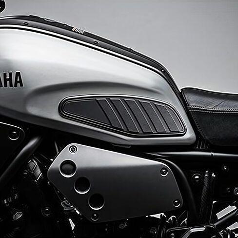 Motorcycle Non-Slip Rubber Gas Tank Pads with Knee Grips - 2-Piece Traction Side Protectors Compatible with Yamaha XSR700 (18-25) Tank Pad in Saudi Arabia