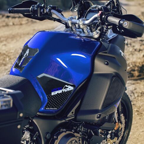 وسادات حماية مطاطية للجر الجانبي لخزان الوقود باللون الرمادي متوافقة مع Yamaha XTZ1200 Super Tenere 1200 in Kuwait