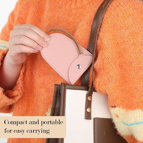 Protective Pull out Key Case, 4 PCS Pull out Keys Covers Case Retractable Car Keychain Pouch Large-Capacity PU Leather Key Holder for Purse Men & Women, Anti-Loss Not Easy to Slip Keys Pouch in Saudi Arabia