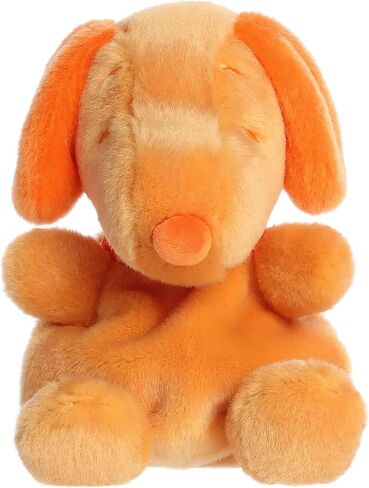 Aurora® Adorable Peanuts® Snoopy Color Collection Palm Pals™ الحيوانات المحشوة - ألعاب مرخصة رسميًا لجميع محبي سنوبي - هدية حنين للبالغين واحتفالات أعياد الميلاد - برتقالية 5 بوصات in Kuwait