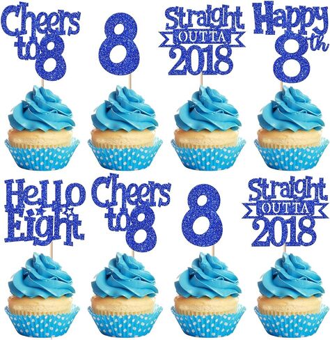 30 Pack Straight Outta 2015 Cupcake Toppers Glitter Black Eleven Happy 11st Birthday Cupcake Picks Cheers to 11 Years Cake Decorations for Baby Shower Boys Girls Kids 11st Birthday Party Supplies in Kuwait