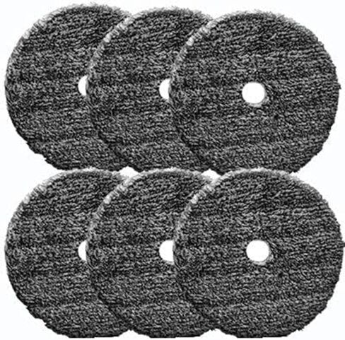 URO-Fiber Black & White Microfiber Blend Car Buffer Polisher Pads for Buff and Shine, 5.25" Dual Fiber Cutting & Finishing Pad with White Foam Interface, Durable Car Polish & Buffing Pad (6 Pack) in Kuwait