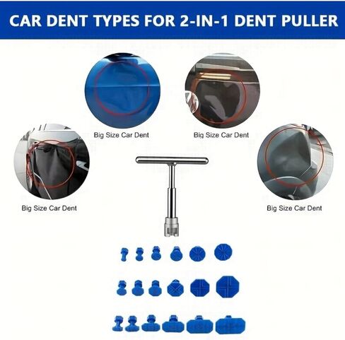 Manual Vehicle Dent Repair Kit 19 Tools for Car Body Panel Adjustment and DIY Maintenance in Kuwait