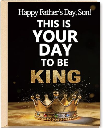 Father's Day Card for Father To Be, Dad to Be, Expecting Dad, Proper Size Premium Cardstock with Envelope, Heartwarming Gift for Celebration, Ideal for Baby Announcement and Family Celebration in Saudi Arabia