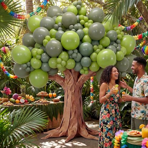 DIY Gaint Balloons 3D Tree Classroom Bulletin Board Set Large Kraft Craft Cardboard Tree for Room Wall Jungle Safari Party Boho Arch Backdrop Chalkboard School Baby Shower Party Decor in Saudi Arabia