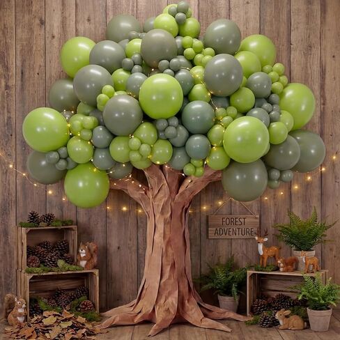 DIY Gaint Balloons 3D Tree Classroom Bulletin Board Set Large Kraft Craft Cardboard Tree for Room Wall Jungle Safari Party Boho Arch Backdrop Chalkboard School Baby Shower Party Decor in Saudi Arabia