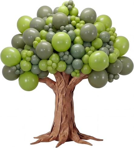 DIY Gaint Balloons 3D Tree Classroom Bulletin Board Set Large Kraft Craft Cardboard Tree for Room Wall Jungle Safari Party Boho Arch Backdrop Chalkboard School Baby Shower Party Decor in Saudi Arabia
