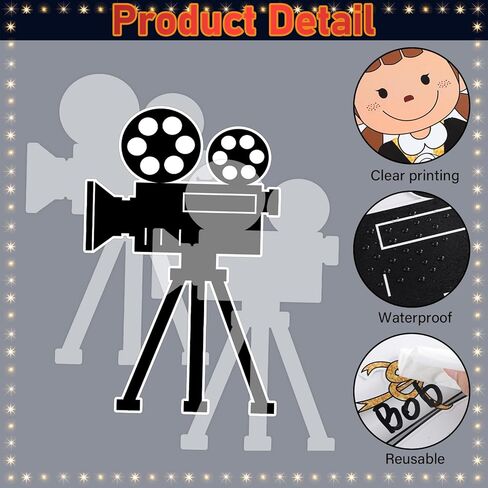 Graduation Bulletin Board Decorations Set Class of 2026 Movie Memories Theme Classroom Decor End of The Year Film Star DIY Photo Cutouts for Kindergarten Primary Junior Senior High School Wall Decor in Saudi Arabia