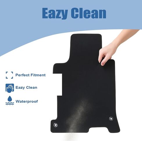 GXARTS Car Waterproof Floor Mats Carpet Full Set Compatible with Kia Sedona 2015 2016 2017 2018 2019 2020 | All-Weather Protect, Black Velour Automobile Floor Liner Accessories in Kuwait