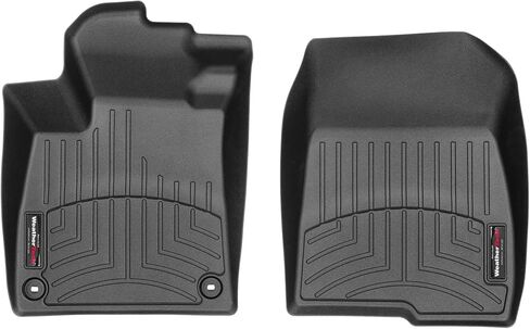 WeatherTech Custom Fit FloorLiners for Honda Accord, Accord Hybrid, 1st Row (4412641), Black in Kuwait