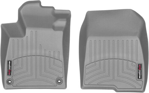 WeatherTech Custom Fit FloorLiners for Honda Accord, Accord Hybrid, 1st Row (4412641), Black in Kuwait