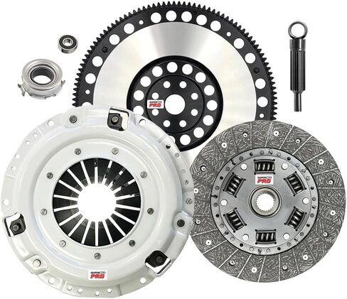 ClutchMaxPRO Performance Stage 1 Clutch Kit with Chromoly Flywheel Compatible with 03-06 Baja; 98-16 Forester Impreza Legacy Outback; 13-15 XV Crosstrek, Saab 05 9-2X 2.0L 2.5L 3.0L (CP15004HDLSF-CK) in Kuwait