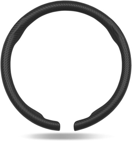 Car Steering Wheel Cover for Ford Ranger 2000-2001, 2019-2025, Car Accessories Steering Wheel Cover for Women Men, Carbon Fiber Anti-Slip, O & D Shape Standard Size (14.5"-15" - Blackd) in Saudi Arabia