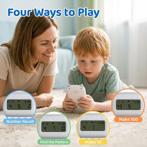 Umimile Math Games for Kids Ages 4-12 – Portable Math Toy with 4 Fun Modes, Rechargeable, Travel-Friendly – 50,000+ Addition, Subtraction, Multiplication, Division Questions in Saudi Arabia