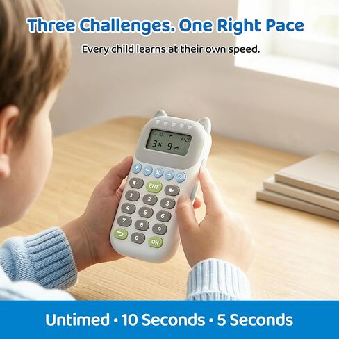 Umimile Math Games for Kids Ages 4-12 – Portable Math Toy with 4 Fun Modes, Rechargeable, Travel-Friendly – 50,000+ Addition, Subtraction, Multiplication, Division Questions in Saudi Arabia