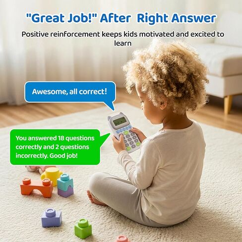 Umimile Math Games for Kids Ages 4-12 – Portable Math Toy with 4 Fun Modes, Rechargeable, Travel-Friendly – 50,000+ Addition, Subtraction, Multiplication, Division Questions in Saudi Arabia