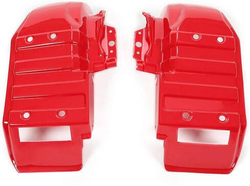 KUAFU الحاجز الخلفي 2 قطعة متوافق مع 1985-1987 Honda Big Red 250 ATC250ES حماية الحرس البلاستيك الأحمر in Kuwait
