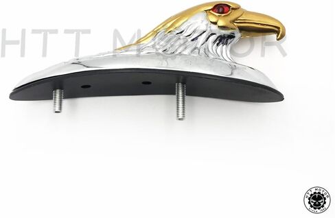 غطاء محرك أمامي ذهبي XKMT-Chrome رأس نسر بعيون حمراء [B07D7P4V5X] in Kuwait