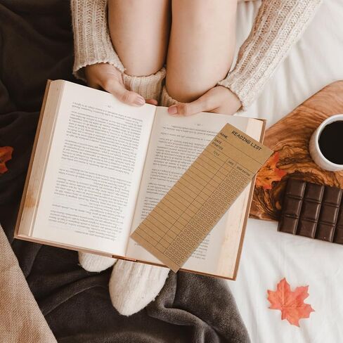 20 قطعة من بطاقات مكتبة المرجعية لقائمة القراءة المرجعية للقراءة، حاملي الصفحات هدايا لمحبي الكتب للمعلمين المتحمسين in Kuwait