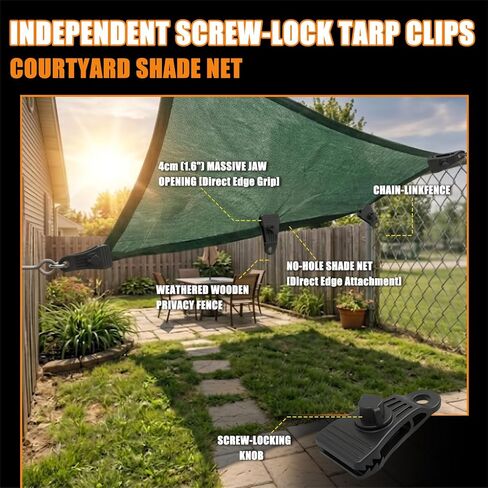 Adjustable Bungee Cords with Hooks Heavy Duty Outdoor (26 Pcs), 3mm Steel Core Anti-Scratch Hooks, Premium Elastic Cord Set with Tarp Clips & Ball Bungees for Camping Gear, Tie Downs & Garage in Saudi Arabia