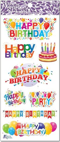 Violette Stickers Happy Birthday in Kuwait