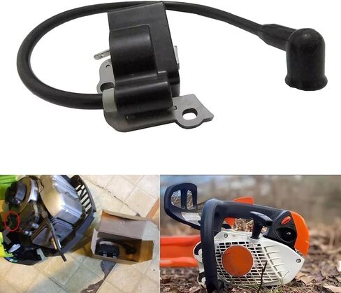 Line Trimmer Ignition Coil Fit for MP429 Troy-Bilt TB144 TB350BV TB4BP TBP6160 TBE515 TB414CS TB525CS TB575SS TB590BC TB146EC TB575EC TB525EC TB539ES Repl.# 753-05410, 753-05243, 753-05301 in Saudi Arabia