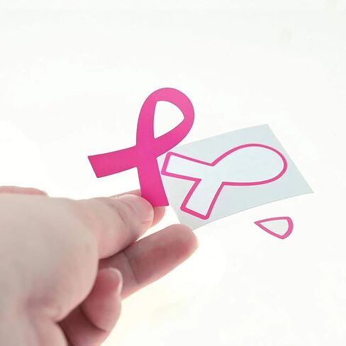 300Pcs Breast Cancer Awareness Stickers Pink Ribbon Stickers Self Adhesive Waterproof Design Breast Cancer Stickers Pink Caring for Women's Awareness Campaign Decals for Party Gift Envelope Decoration in Saudi Arabia